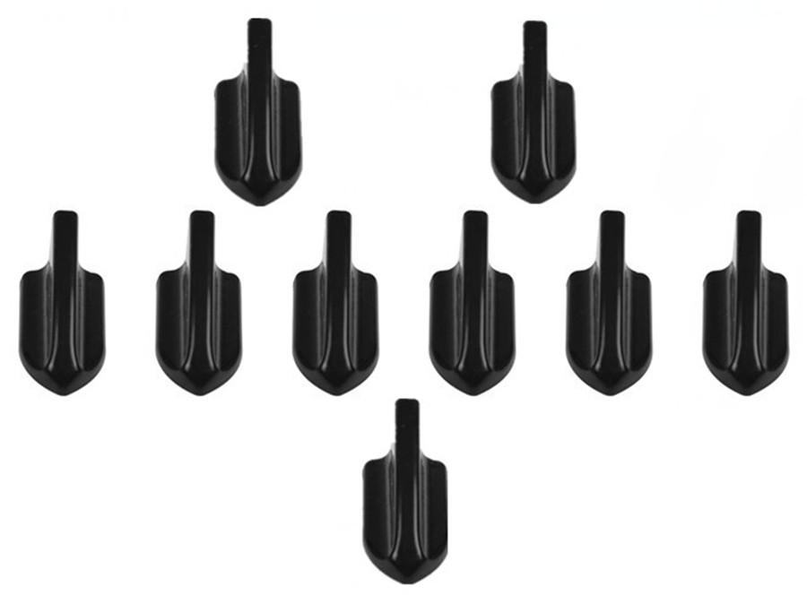 Shark fin tail-pack of 10-Carbon fiber
