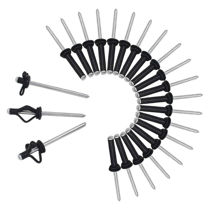 Aluminum Alloy Long Grip Tri-Grip Rivets Tri-Fold Tri Bulb Mounting Rivets Tri-Grip Rivet Blind Rivets Assortment Kits