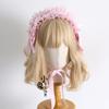 Original Multi-color Lamp Shadow Lolita Headband Small Ribbon Lace Bow Silk Satin Ballet Headband Hair Accessories for Women
