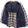 LOVELESS Check Pattern 7 Minutes Sleeve Seersucker Tailored Jacket 2 Men's Used