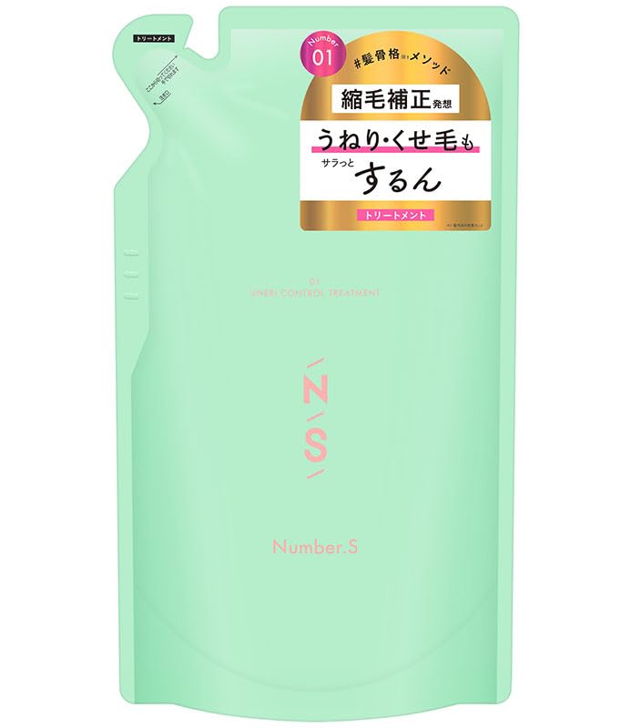 

Number S Wave Control Treatment Refill Peach Apple [CurlyWavy] 400g Curly Hair Waves Hair Structure Hair Care Made in Japan