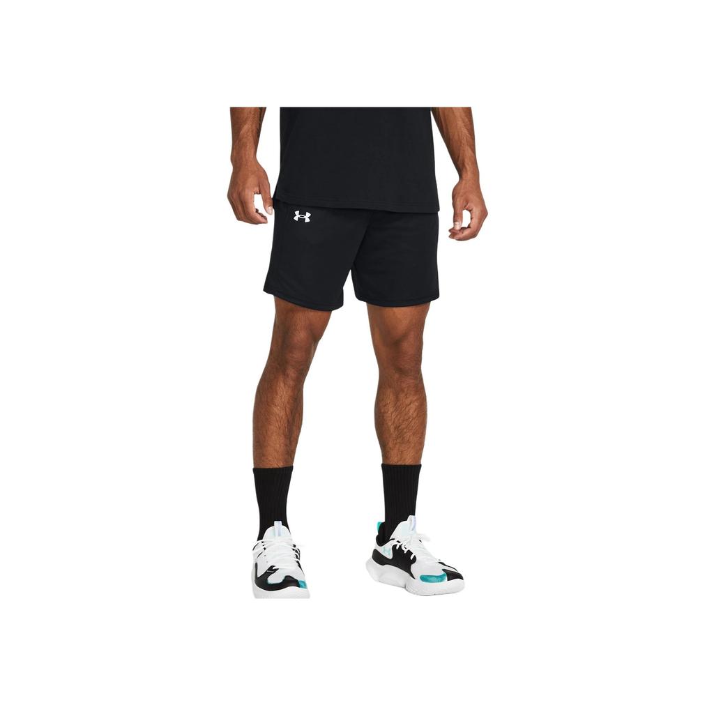 Under Armour UA Zone Logo Print Elastic Waist Casual Shorts Men shorts Black 1383389-001