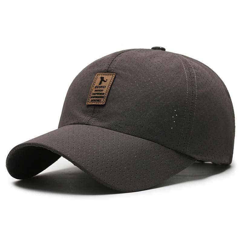 Summer Won The Bidding Quick-Drying Baseball Cap Casual Versatile Perforated Breathable Cap Outdoor Sports Fishing Hat