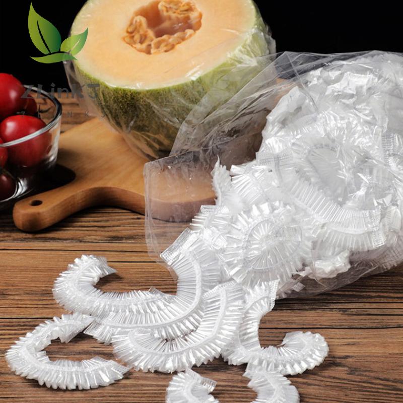 Reusable Disposable Food Cover Plastic Wrap Durable Elastic Food Lids For Bowls Elastic Plate Covers For Kitchen Food Saver Bag