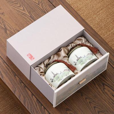Ceramic Tea Storage Jar Gift Box