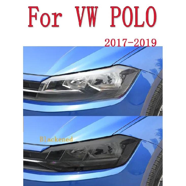 For Volkswagen VW POLO 2018 Car Exterior Headlight Anti-scratch Front Lamp Tint TPU Protective Film Cover Accessories Sticker