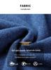 Men's High-End All-Wool Round Neck Sweater - Pure Color Knitwear for Autumn and Winter