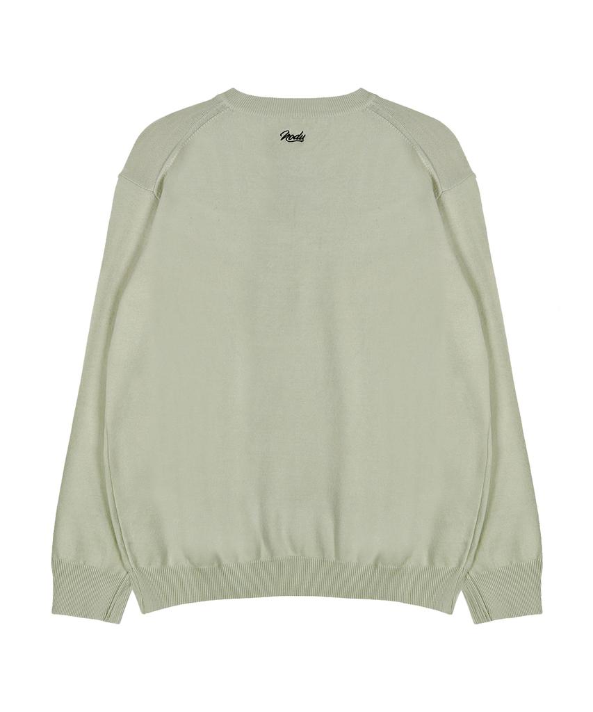 NODU Signature Flower Soft Knit [Green]