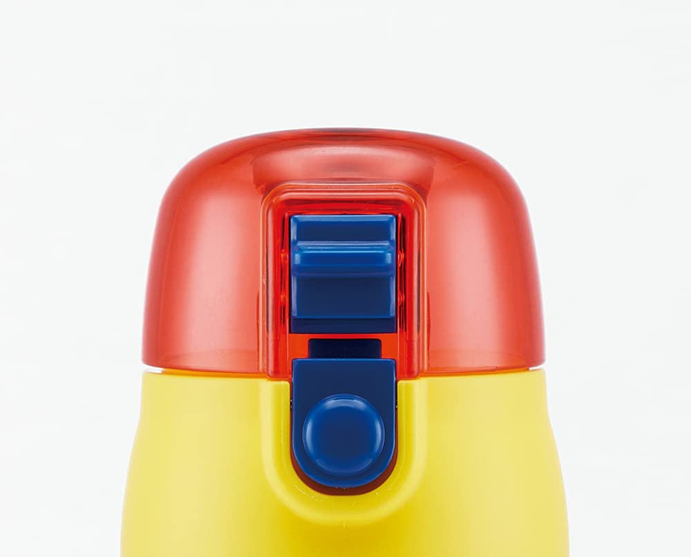 Skater Kids' Stainless Steel 3D Water Bottle, 480ml, Pokemon Pikachu Design, 21 (SDPV5-A)