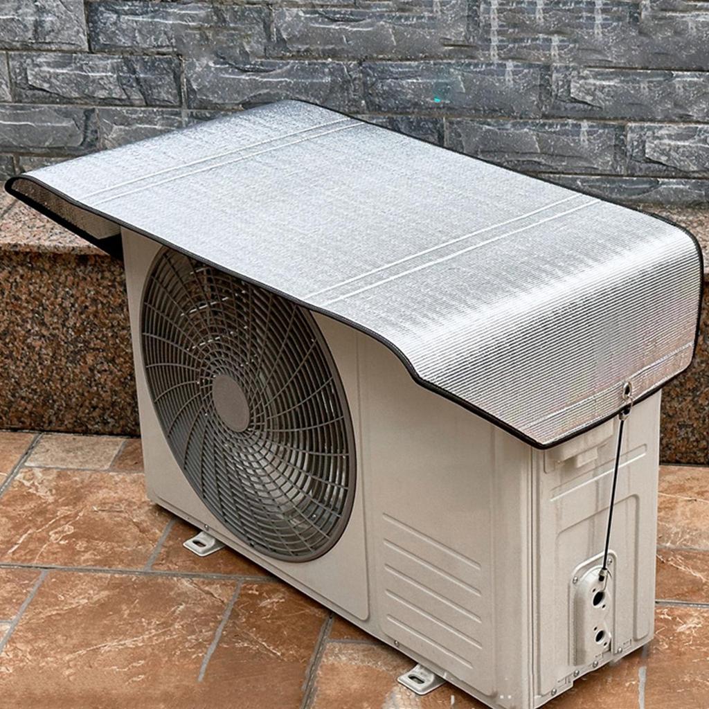 Air Conditioning Cover Outdoor Sun Rainproof Anti-Dust Anti-Snow Cleaning Cover AC Outer Cover AC Waterproof Dust Cover