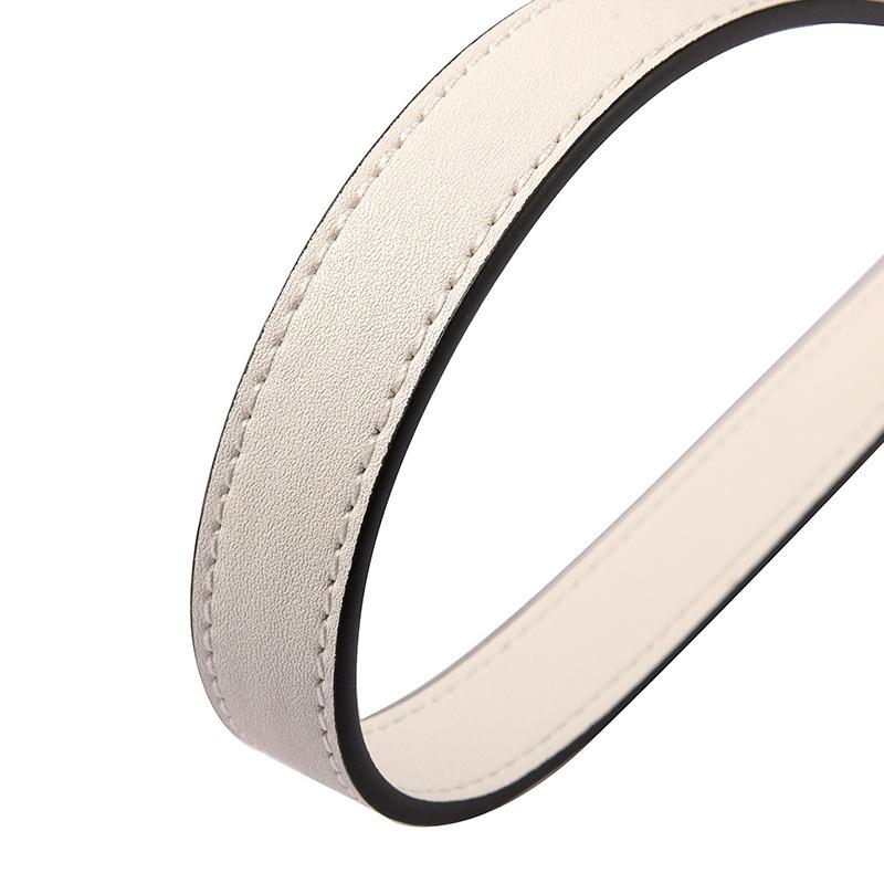 New Plain‑Textured Leather Wide Bag Strap Adjustable Replacement Shoulder Crossbody Belt Detachable Single Purchase Handbag Accessory