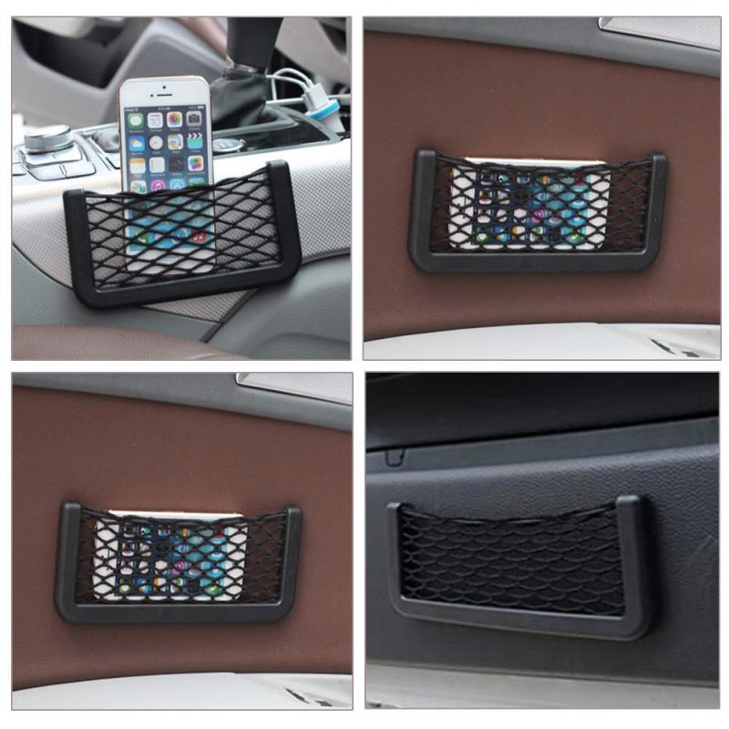Car Interior Storage Net Pocket Bag Creative Car Supplies For Car Mesh Sundries Storage