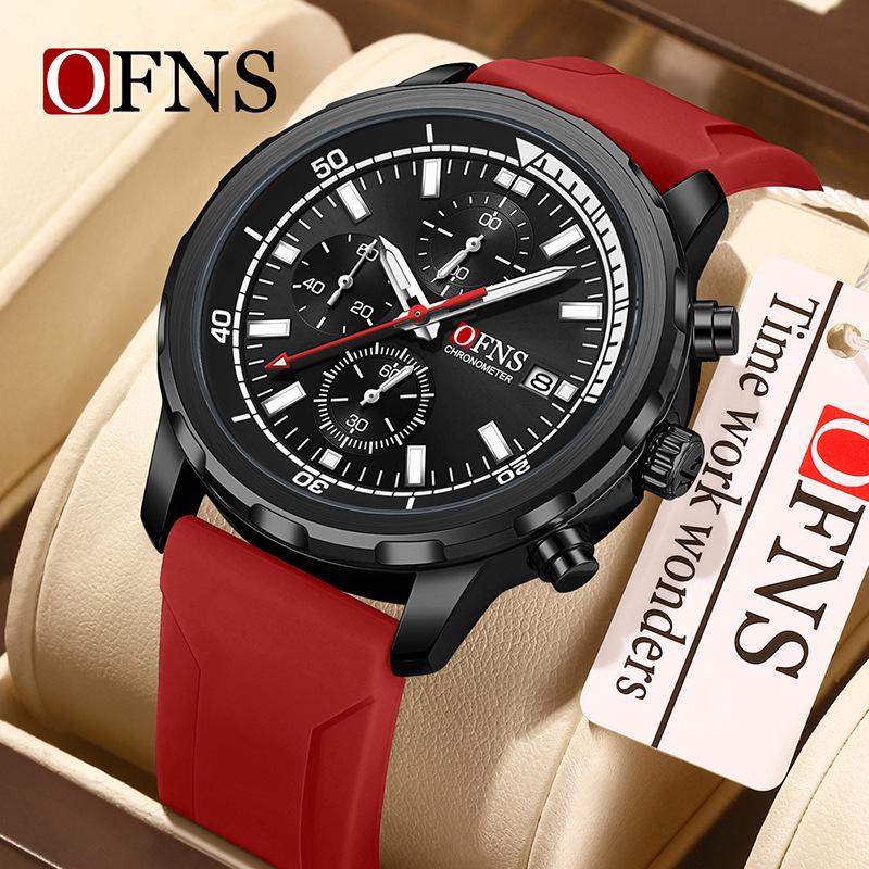 Oufanni Men's Waterproof Luminous Quartz Chronograph Watch