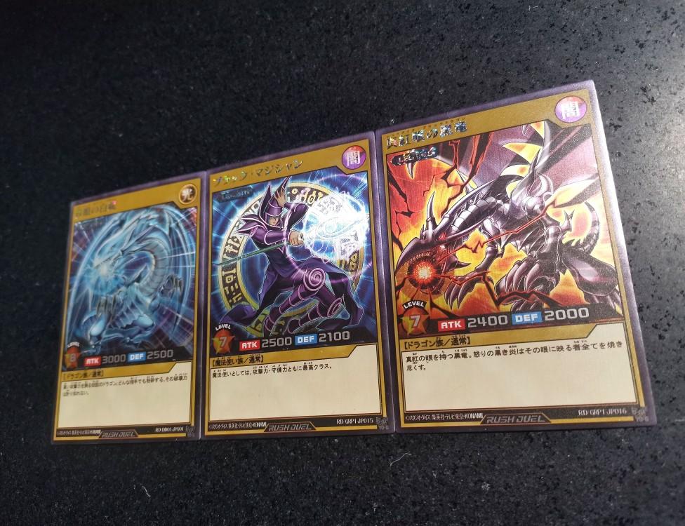 3pcs/set diy Yu-Gi-Oh! Black Magician Blue-Eyes White Dragon Self Control Collect Signature Trading Flash Card Anime Cartoon