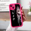 Wandering Witch Elaina Thicken TPU Mobile Phone Case for iPhone 17 16 15 14 13 12 11 Air Pro Max Plus Colorful Cover
