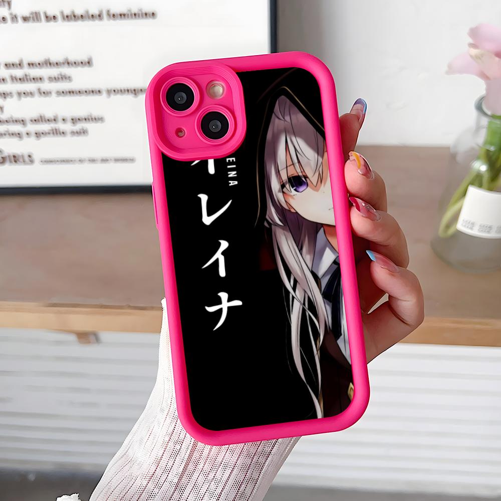 

Wandering Witch Elaina Thicken TPU Mobile Phone Case for iPhone 17 16 15 14 13 12 11 Air Pro Max Plus Colorful Cover iPhone 14