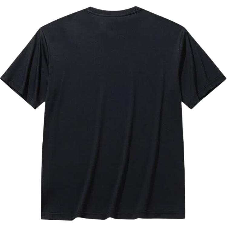 Anta Loose Fit Letter Print Sports Short Sleeve T-Shirt Men Tops 152638106-4