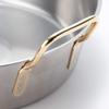 Endo Shoji Super Denji Frying Stainless for Induction Made in AAG3905 Pan, 42cm, Steel, Cooktops, Japan,