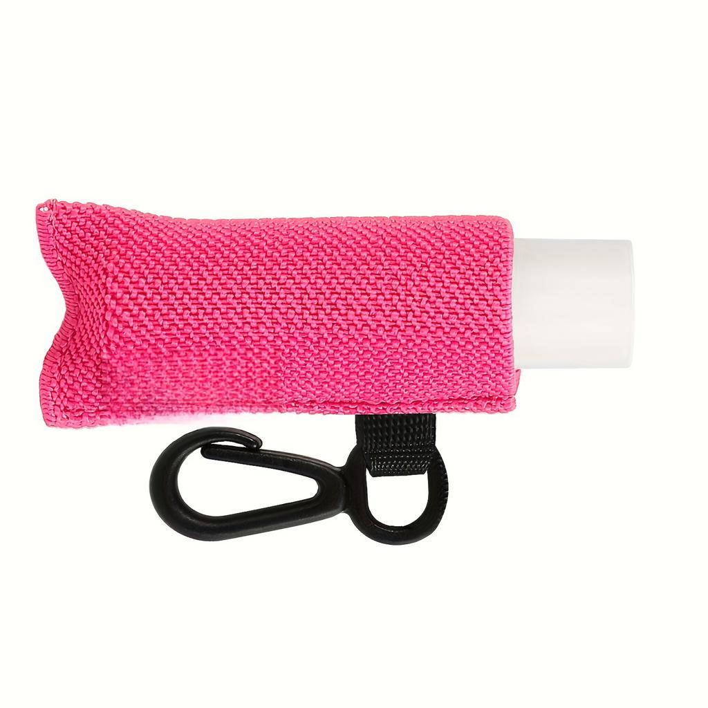 Elastischer Lippenstifthalter Schlüsselanhänger Clip-On Lippenpflegestift Organizer Lippenbalsam Etui Schlüsselanhänger Reise Geschenk für Frauen Mädchen