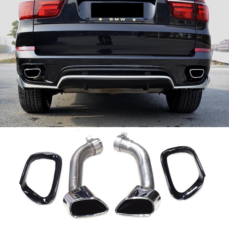 Compatible with BMW X5 Models (07-21) Tailpipe Modification - M Large Opening Decorative Exhaust Tip