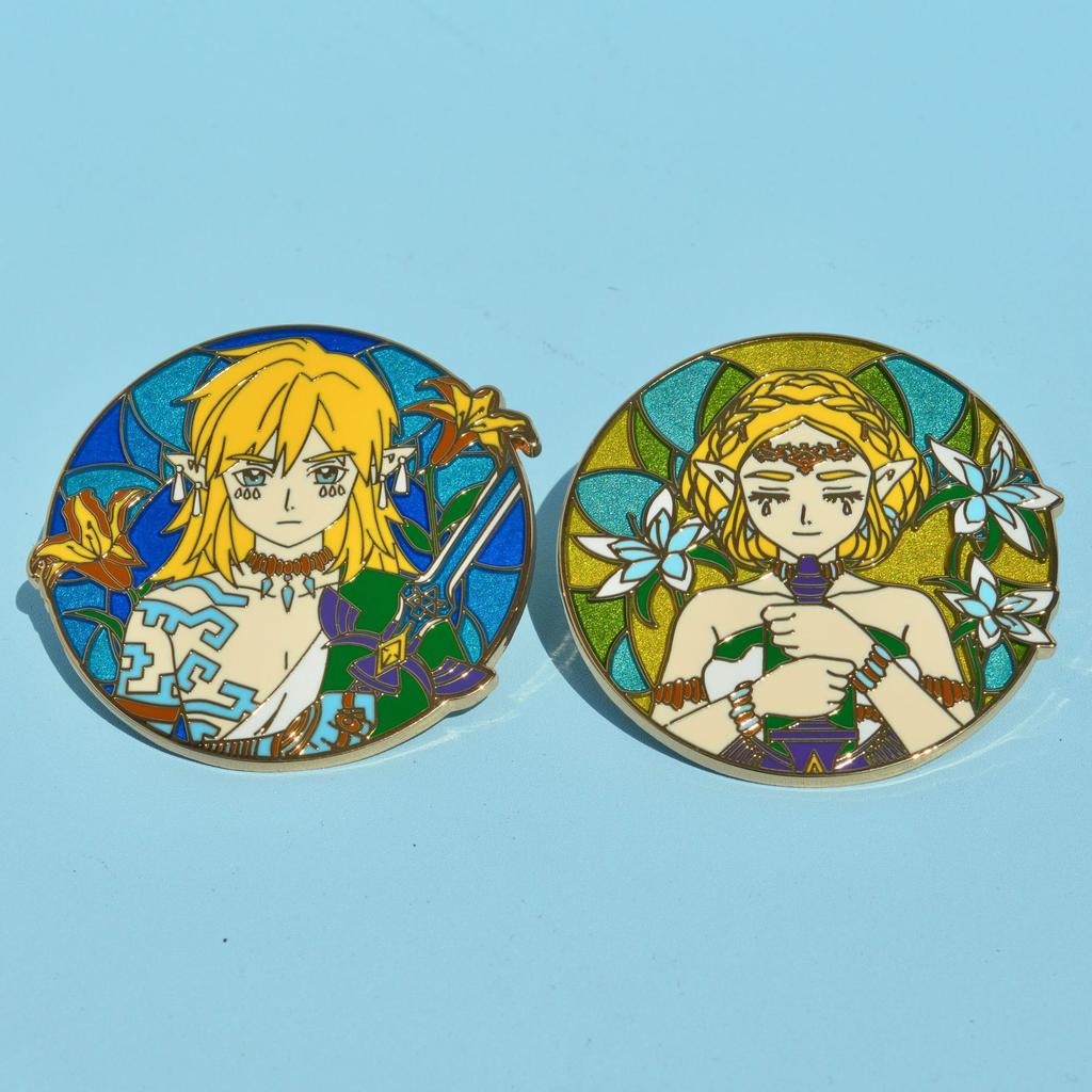 The Legend of Zelda Enamel Pins Anime Zelda Manga Brooches for Women Men Lapel Pins Badges on Backpack Clothes Accessories Gifts