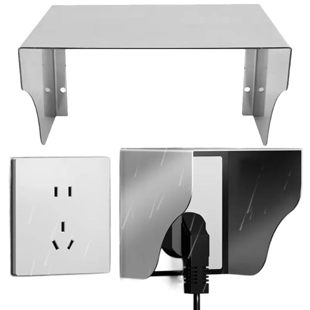 Wasserdichte Steckdosenabdeckung 12,5-50 cm Länge Außenschalterschutz Haushaltsgegenstände