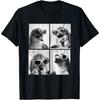 Cool Dolphins with Sunglasses Cute Ocean Animal Photo Booth T-Shirt