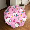 1pc Hello Kitty Pattern Umbrella with Plastic Handle,Suitable for All Seasons Home Travel Outdoor UmbrellaSanlio593