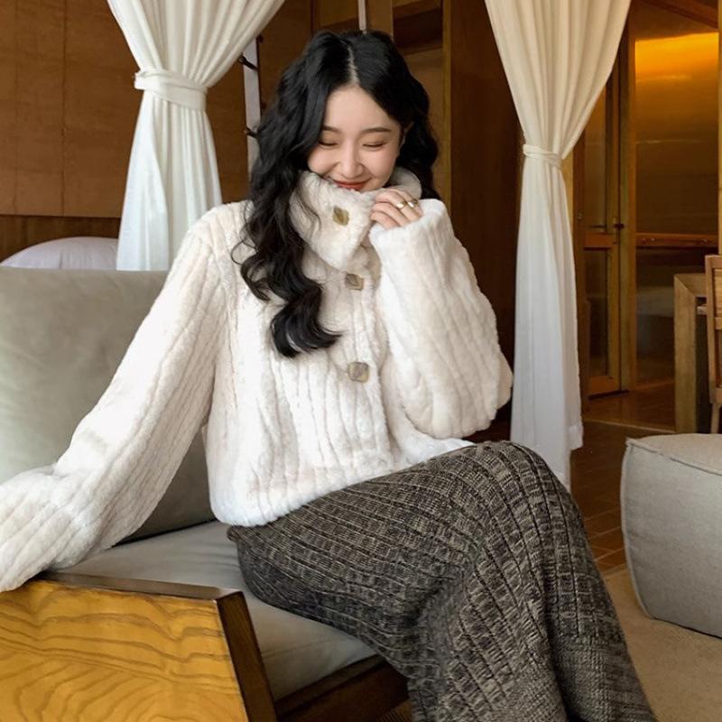 

Осень Зима Теплые Пальто Женские Стеганые Верхние Одежды Женские Стоячий Воротник Укороченные Куртки Женские XS бежевый