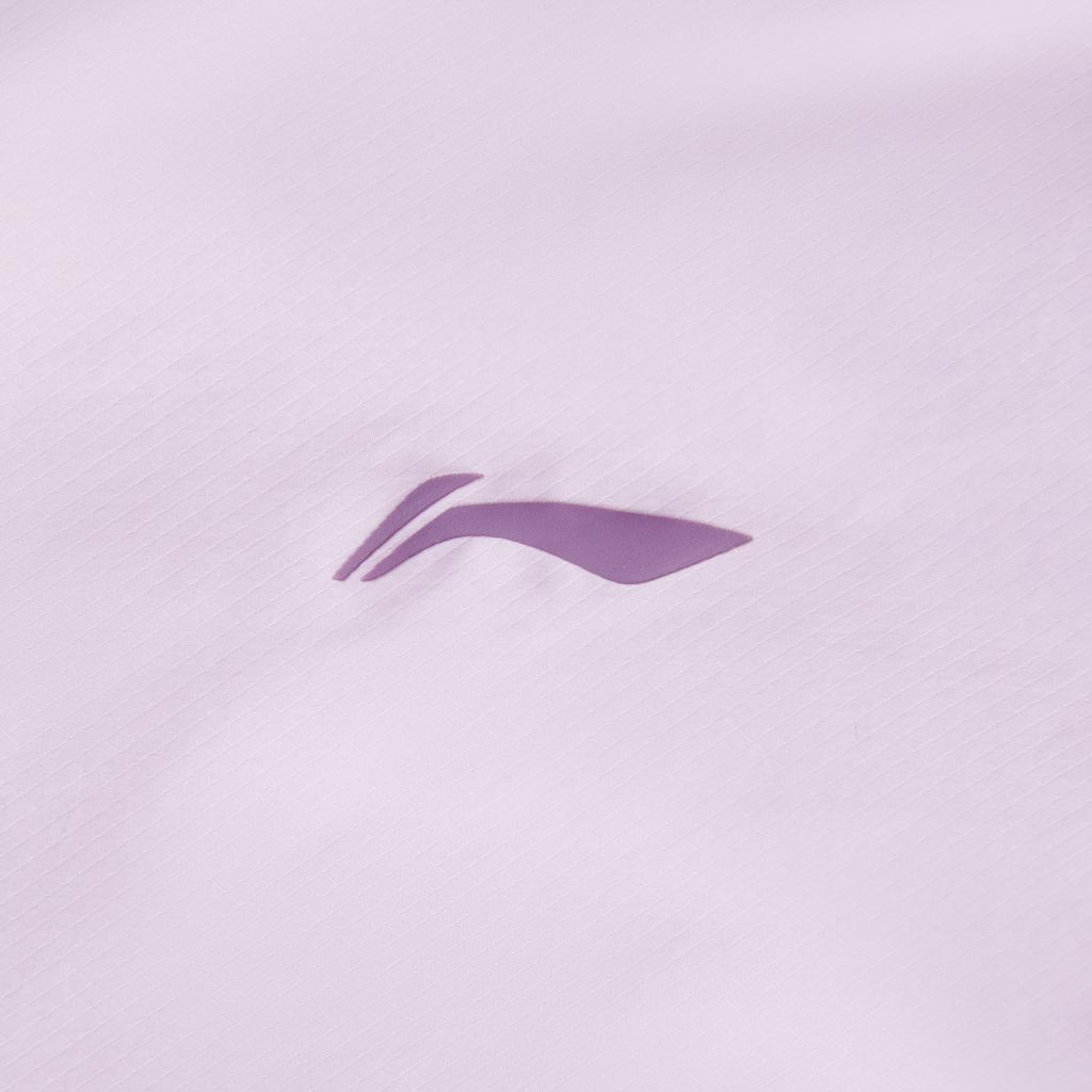 Li Ning Fitness Series Solid Color Zipper Hooded Comfortable Breathable Versatile Sports Jacket Women Jacket Twilight-Purple AFDV154-2