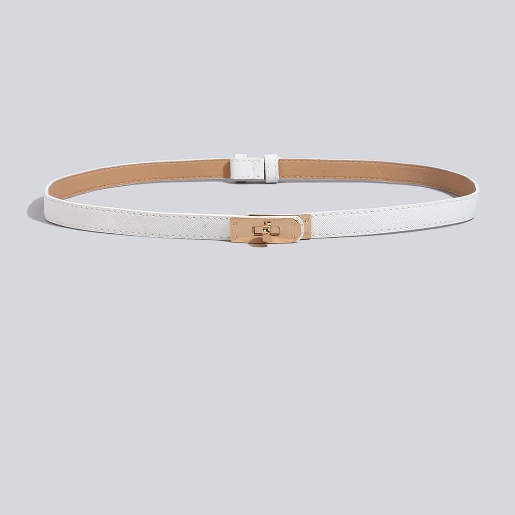 Premium Pu Material Irregular Shape Alloy Buckle Adjustable Waist Belt For Women