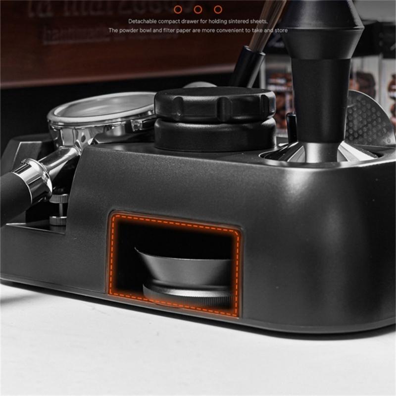 Coffee Tamper Holder Espresso Tamping Station Coffee Tools Rack Coffee Accessory Plastic Material Gift for Coffee Lover