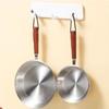 Wooden Handle Omelette Pan Oven Safe Cooking Pan Easy To Clean Open Skillet  Kitchen