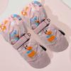 1 Pair Kids Snow Gloves Water Proof Adjustable Fastener Tape Hanging Buckle Windproof Riding Gloves for Daily Wear