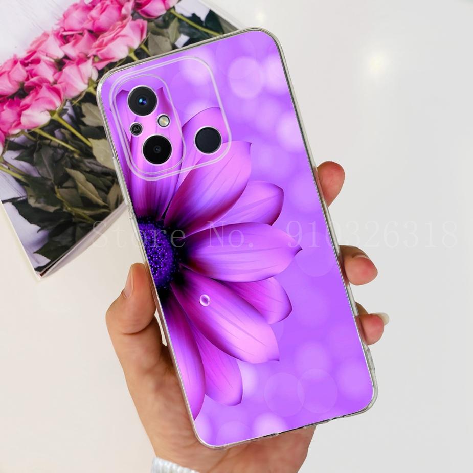 For Xiaomi Redmi 12C Case 2022 Cute Cat Butterfly Soft Silicone Slim Phone Case For Xiaomi Redmi 12C 12 C Redmi12C Fundas Bumper