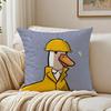 Simple fashion Cute GGoose Goose Duck Cushion Cover Linen Pillowcase Soft  for Sofa Bed Home Room Decor