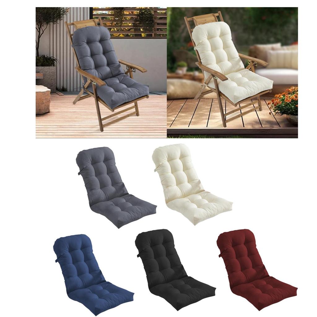 Rocking Chair Cushion Seat Cushion Back Seat Cushion Wear Resistant Lounge Chair Cushion for Patio Furniture Indoor Outdoor