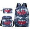 Stranger Things Schülerrucksack+Brotdose+Federmäppchen Dreiteiliges Set KTB