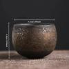 Japanese Ceramic Tea Cup - Vintage Rustic Stoneware, Handmade Single Cup, Zen Home & Tea Ceremony Use, Unique Design