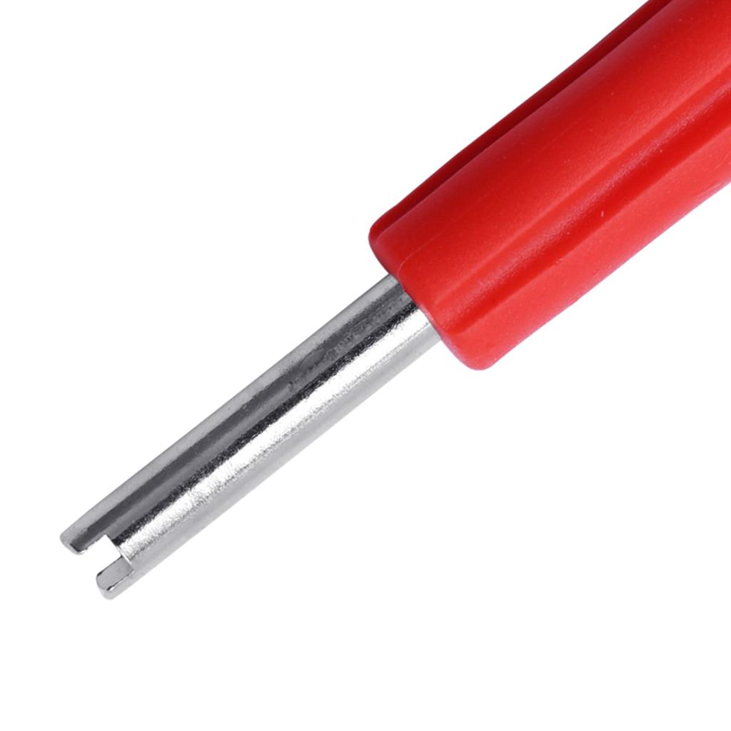 Narzędzie do wykręcania rdzeni zaworów z podwójną końcówką Łatwe w użyciu i przenośne Klucz do dysz Narzędzie do naprawy opon samochodowych i klimatyzatorów