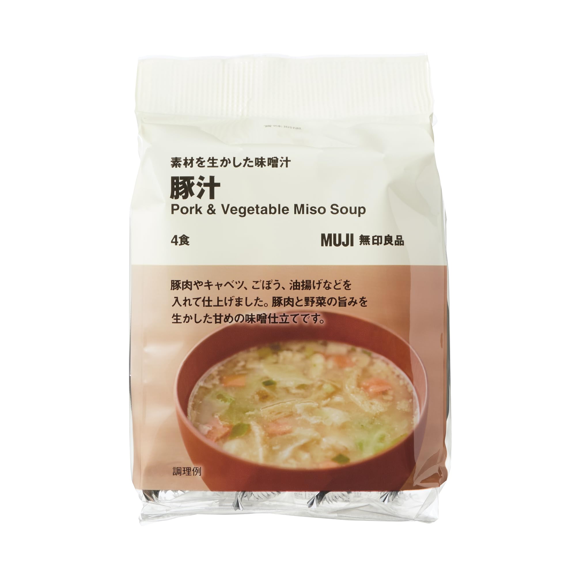 MUJI Pork Miso Soup TDB56A4S (4-pack)