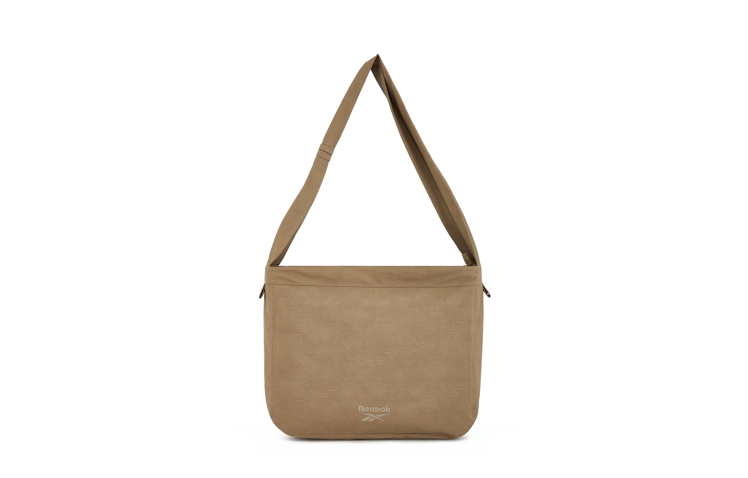 Reebok Polyurethane Crossbody Bag, Shoulder Bag Regular Unisex Light Gray/Dark Gray RB240080M