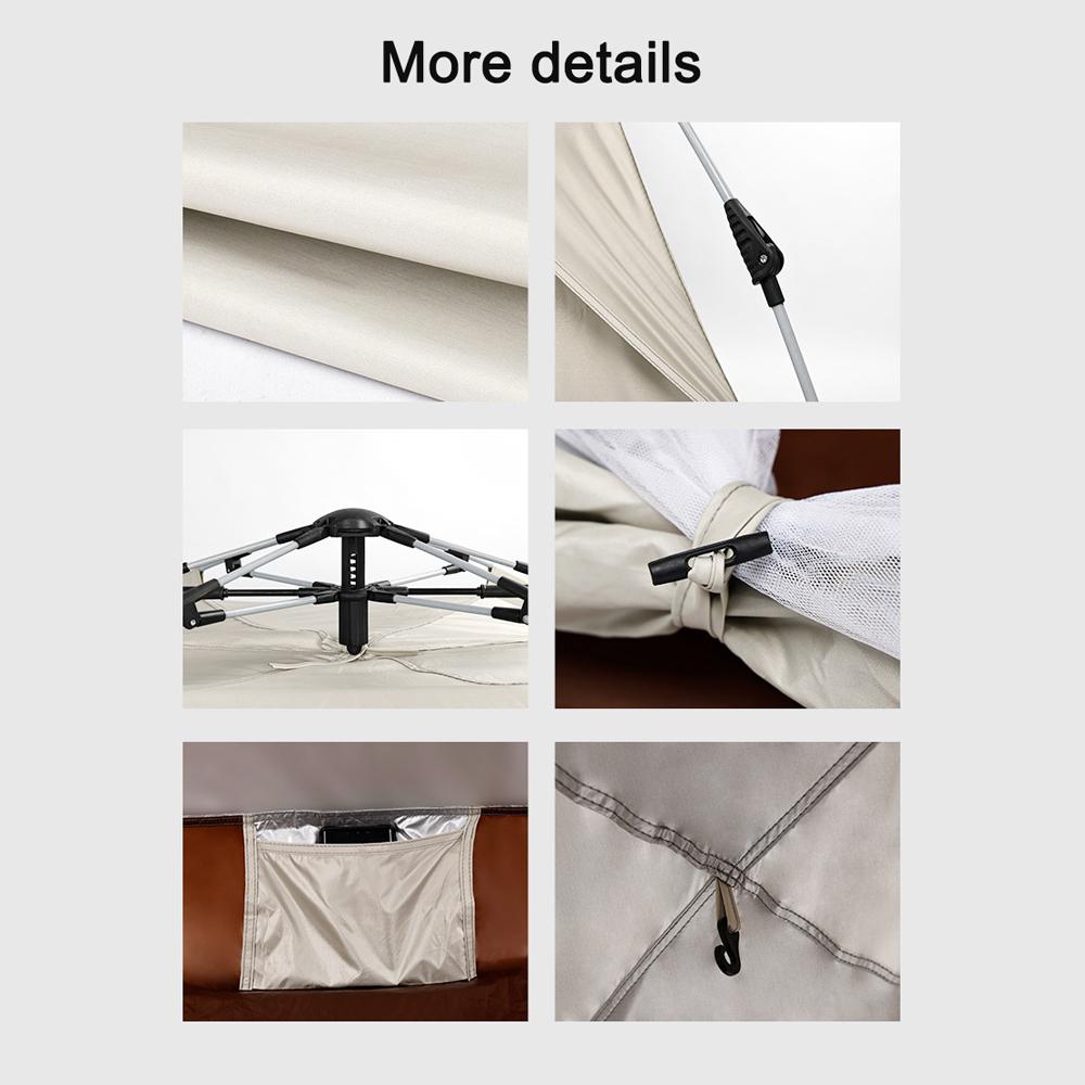 Outdoor Self-driving Travel Camping Tent Automatic Quick-opening Tent Portable Rainproof Sunshine-proof Tent Fishing Hiking Suns