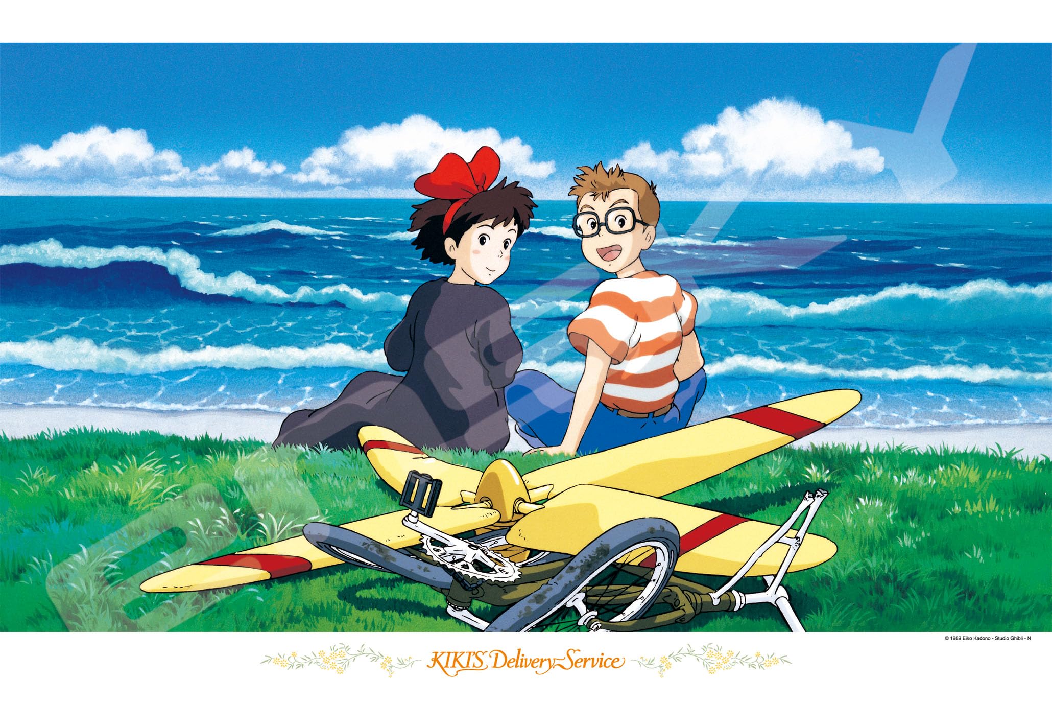 Ensky Пазл Служба доставки Двое на пляже 1000 деталей Kiki s - - (1000-272)