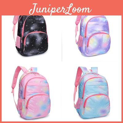 Starry Sky Pattern Large Capacity Student Backpack With Arch Straps For Boys And Girls