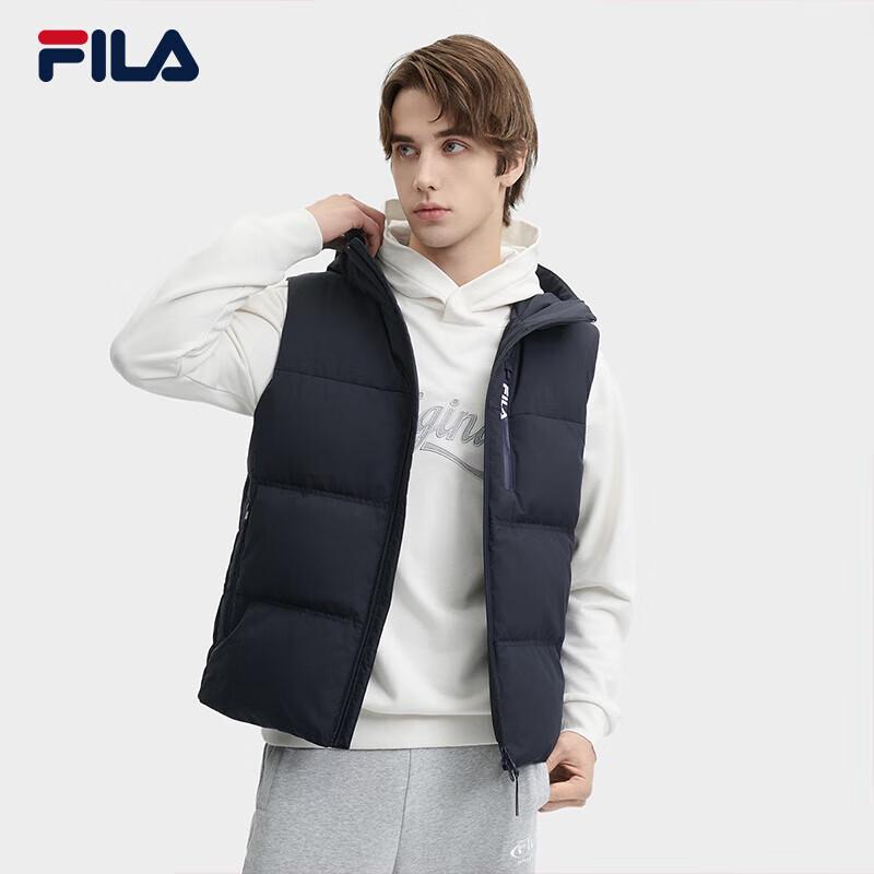 Мужской пуховый жилет с капюшоном FILA L