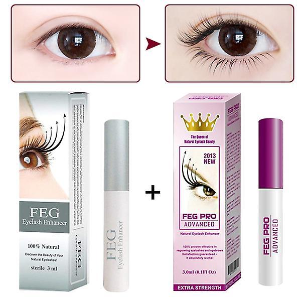 FEG Eyelash Growth Treatment Natural Herbal Eyelash Extension Lengthening Thick Makeup Tools