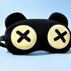 Cute Bear Eye Mask Sleep Eyeshade Light Blocking Breathable Travel Sleep Aid Protective Safety Eye Wear Cold & Hot Compress