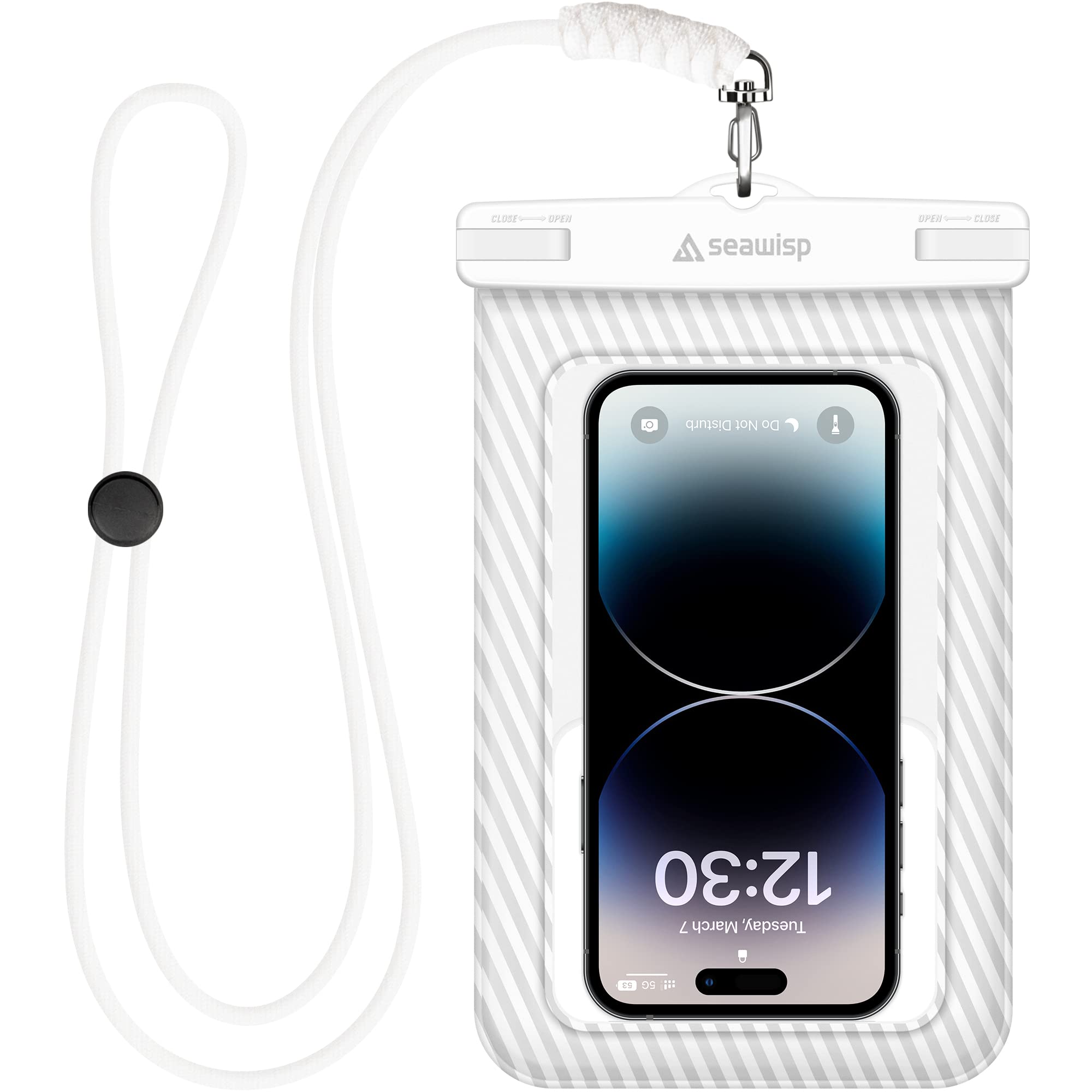 

Seawisp Waterproof Smartphone Case Waterproof and with Floating Floats in Includes Large Face Underwater Waterproof Compatible with All iPhone Models