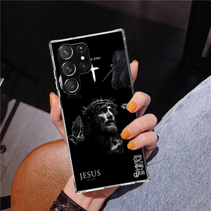 Jesus Bible Phnoe Case for Samsung Galaxy S26 S25 Edge S23 S24 Ultra S22 Plus S21 S20 FE Unique Cover Soft Coque Galaxy S25 S23
